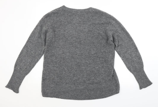 H&M Mens Grey Pullover Jumper Size L