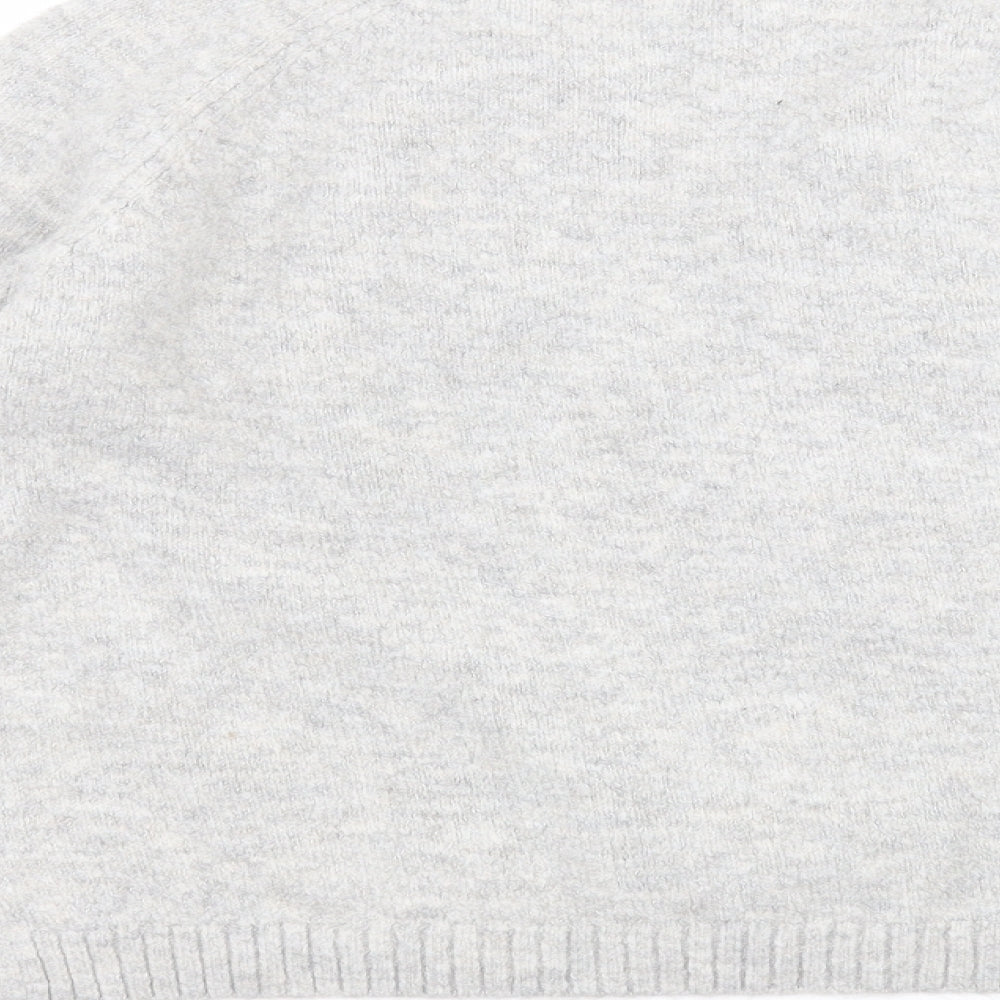 Womens UK Size L Papaya Grey Pullover Jumper