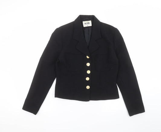 Womens UK Size 10 Wallis Black Jacket