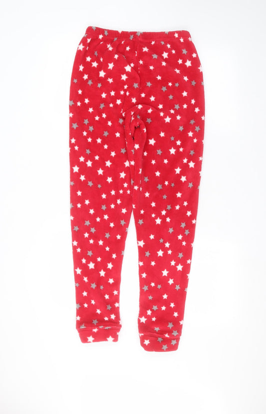 Matalan Womens Red Sweatpants Trousers Size S L27 in