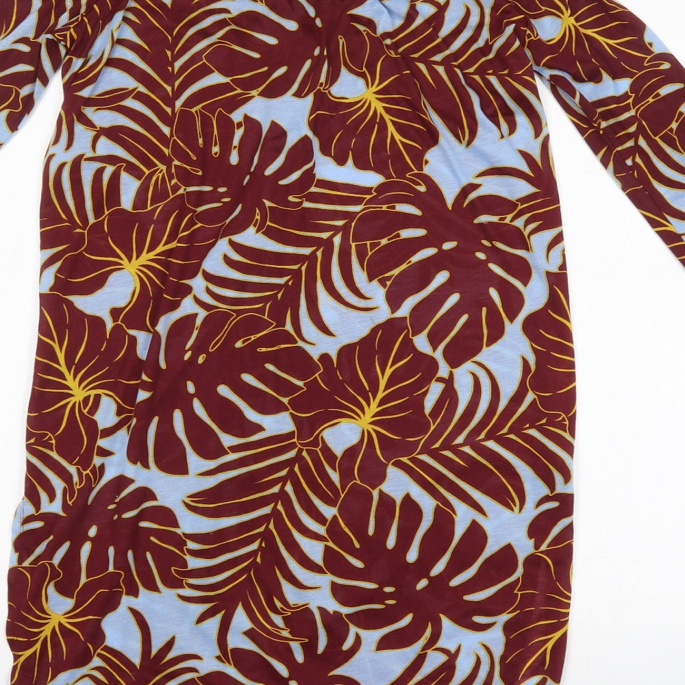 H&M Womens Multicoloured Shirt Dress Size XS
