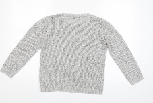 Womens UK Size 8 Dorothy Perkins Grey Pullover Jumper