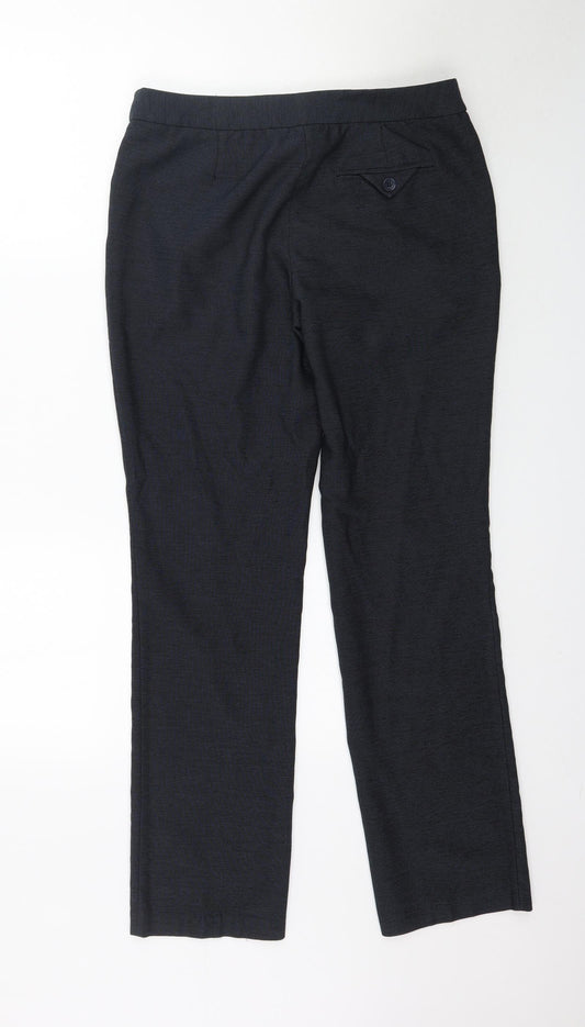 Womens UK Size 10 NEXT Regular Fit Blue Trousers