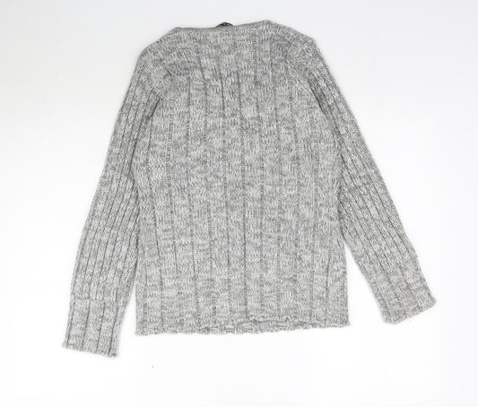 Womens UK Size M Ellie Louise Grey Pullover Jumper