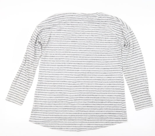Womens UK Size 12 Peacocks Grey Pullover Jumper