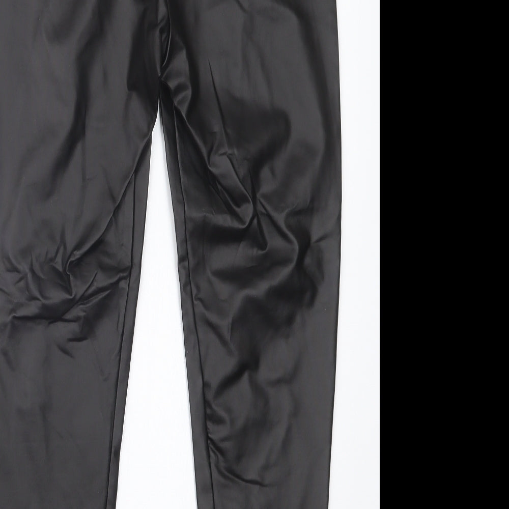 SheIn Womens Black Trousers Size S L26 in