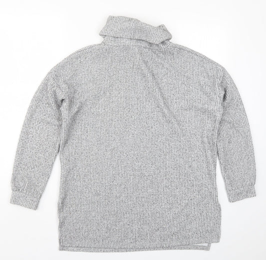 Womens UK Size M New Look Grey Pullover Jumper