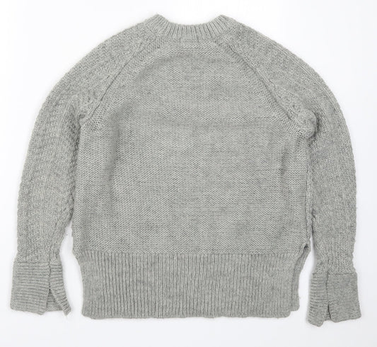 Womens UK Size S H&M Grey Pullover Jumper