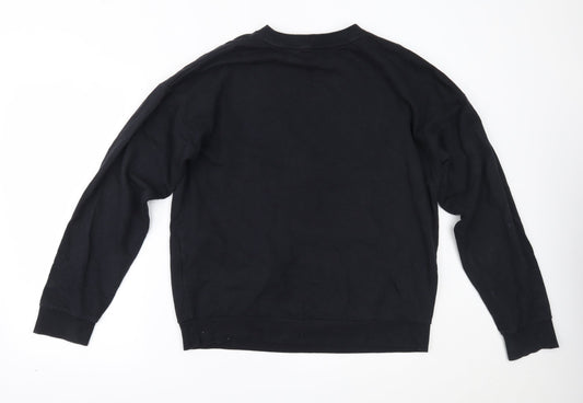 Womens UK Size M Disney Black Pullover Sweatshirt