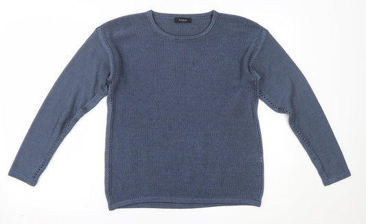 Womens UK Size 12 Autograph Blue Pullover Jumper