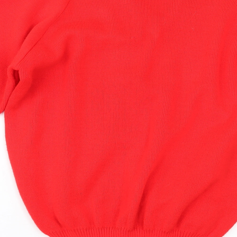 Womens UK Size 40 Preworn Red Pullover Jumper