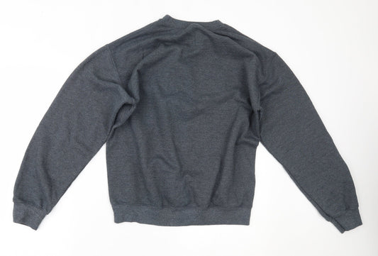 Gildan Womens Grey   Pullover Sweatshirt Size M