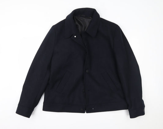 Womens UK Size L Debenhams Blue Overcoat