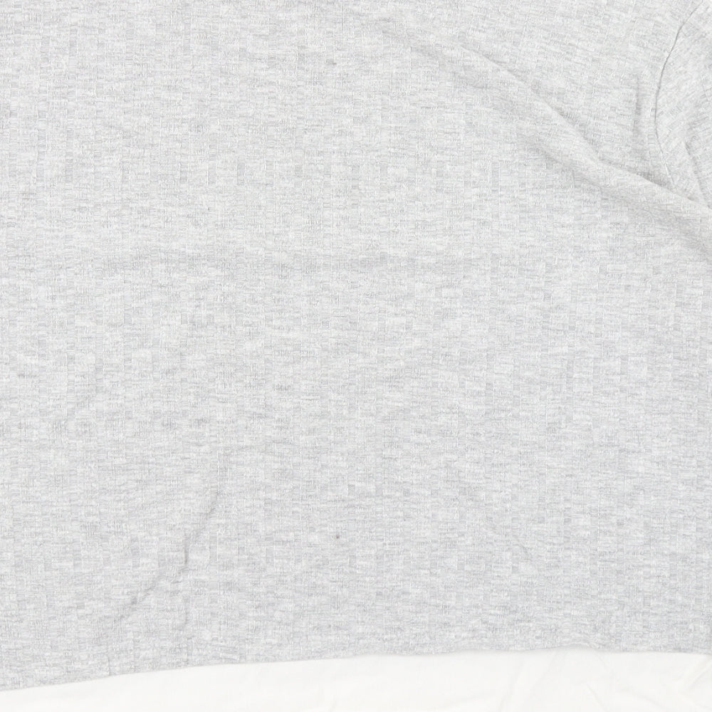 Womens UK Size 16 Dorothy Perkins Grey Basic T-Shirt
