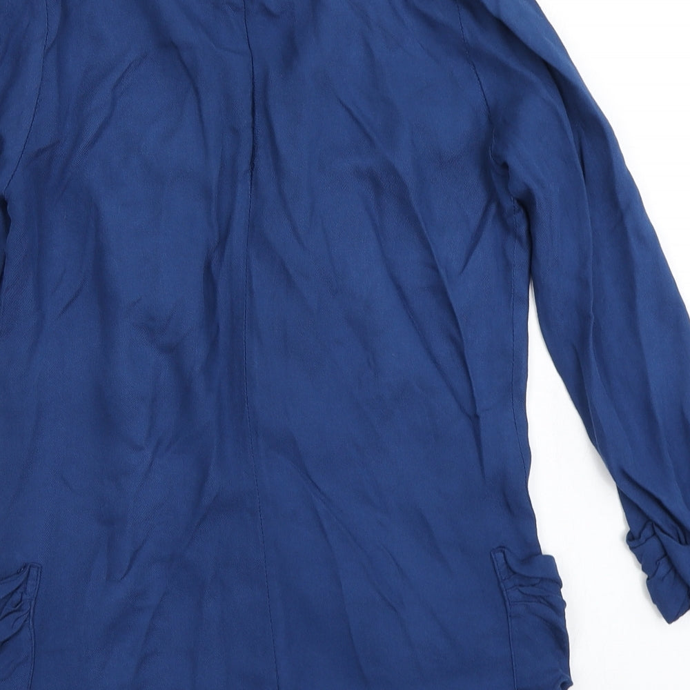 New Look Womens Blue Jacket Blazer Size 8