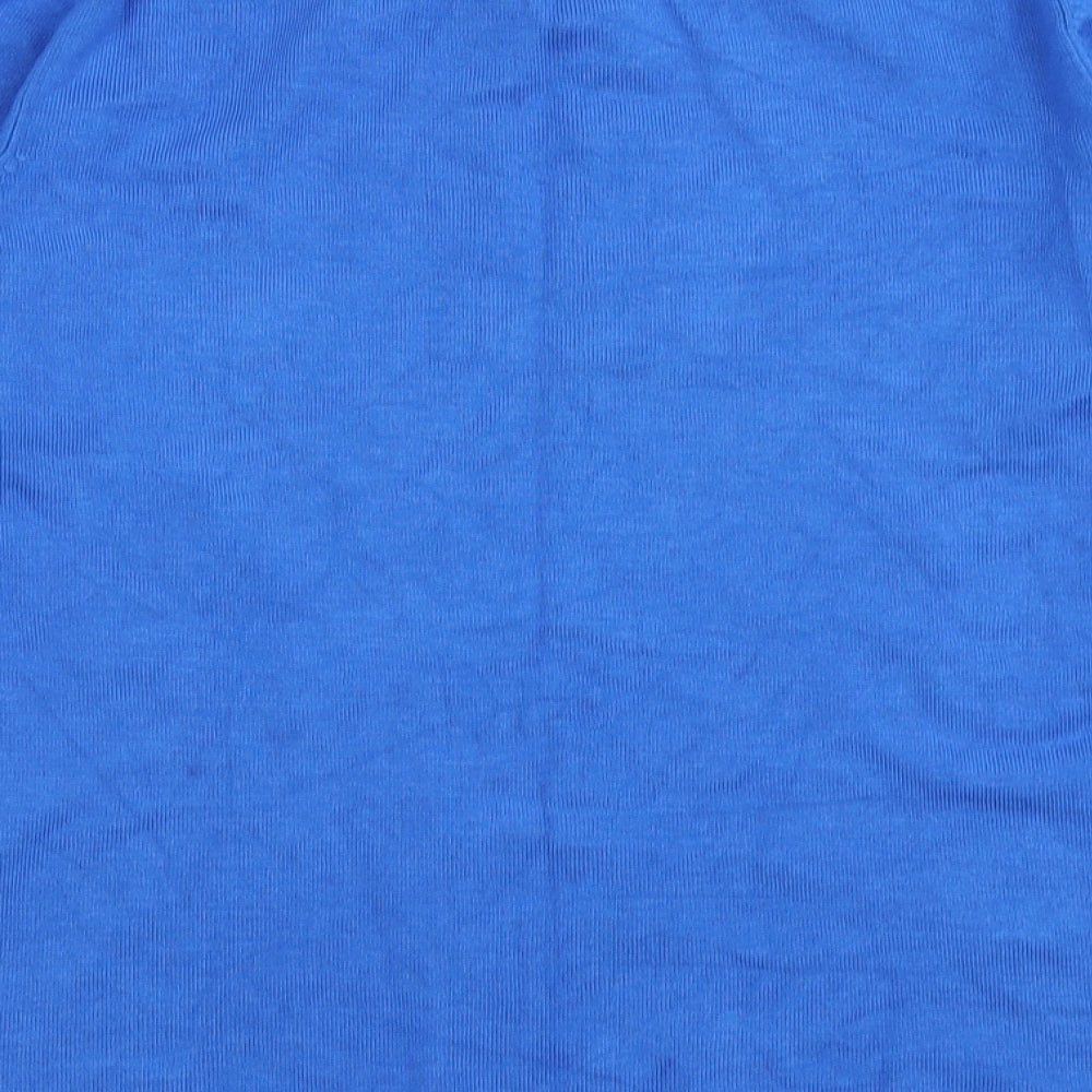 Womens UK Size 14 Red Herring Blue Pullover Jumper