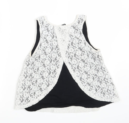 Womens UK Size 12 Select White Basic Tank