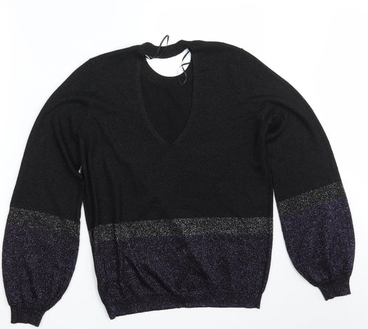 George Womens Black Pullover Jumper Size 16