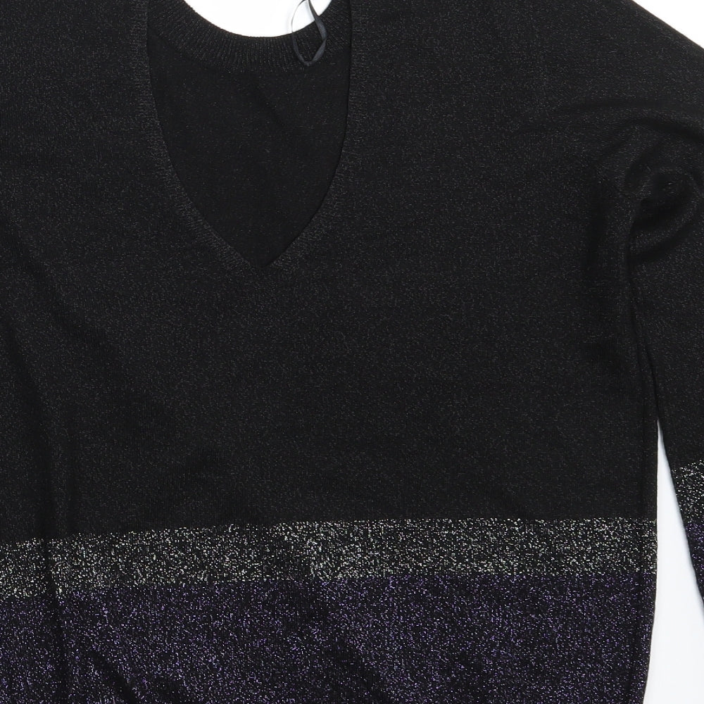 George Womens Black Pullover Jumper Size 16