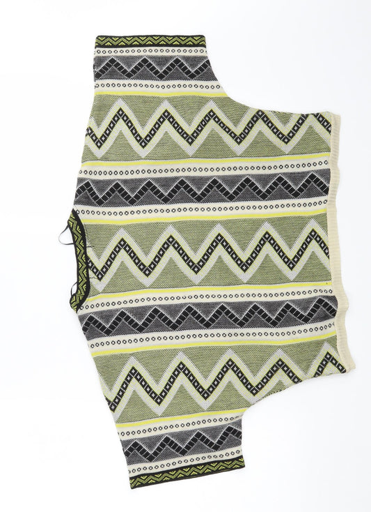 Womens UK Size 10 Atmosphere Multicoloured Wrap Jumper