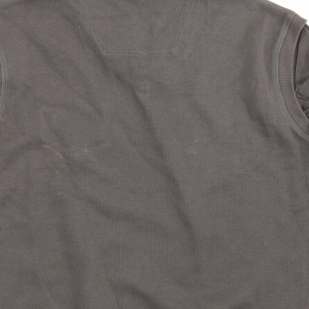 Mens UK Size M NEXT Brown Pullover Jumper