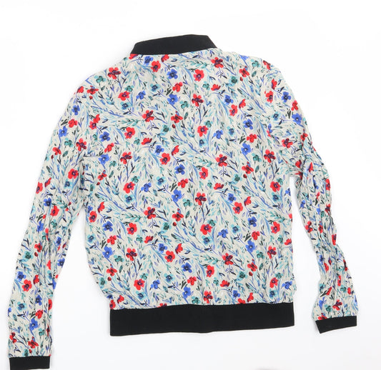 Papaya Womens Multicoloured Floral Jacket Size 12