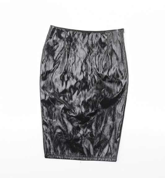 NEXT Womens Black Straight & Pencil Skirt Size 8