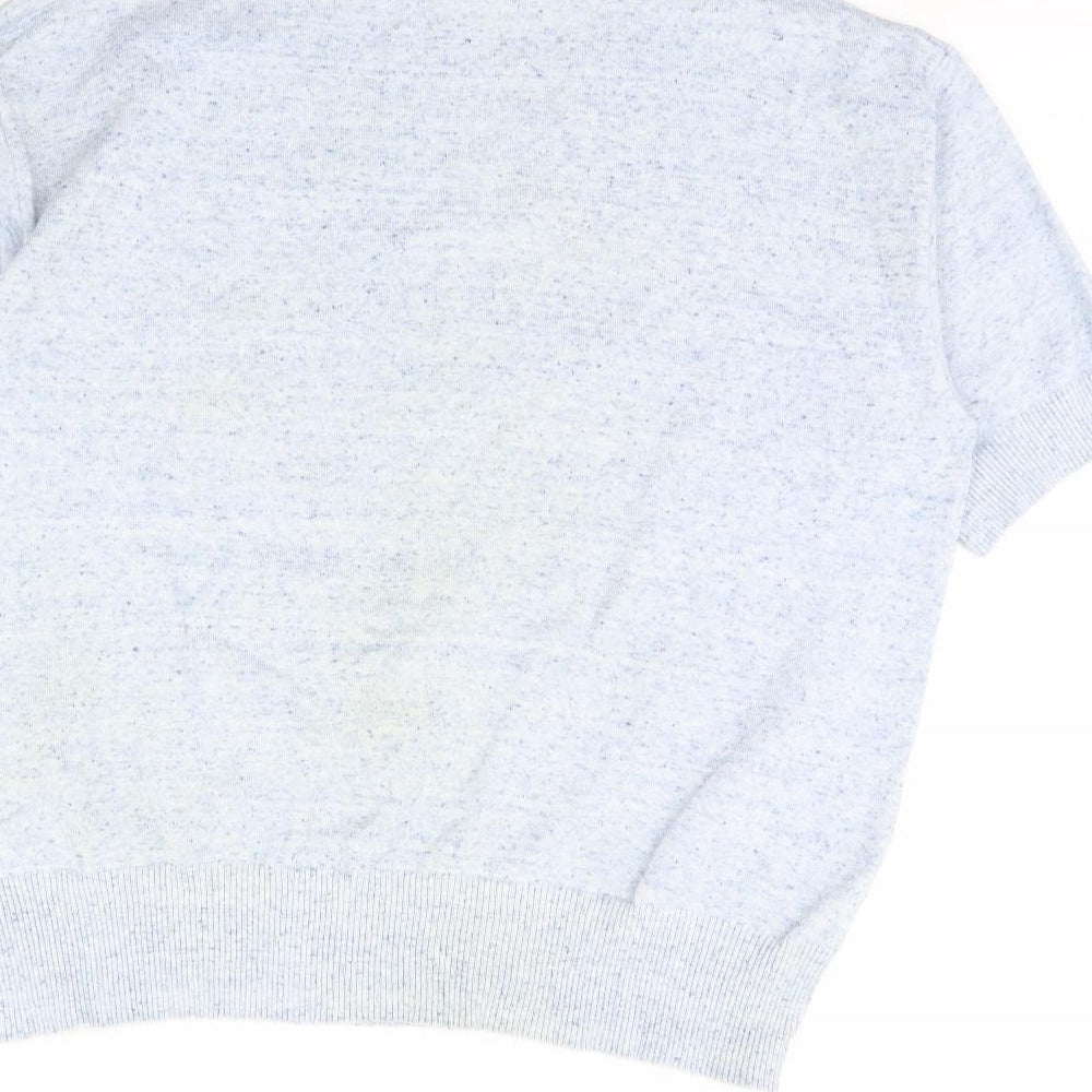 Womens UK Size M M&S Blue Pullover Jumper