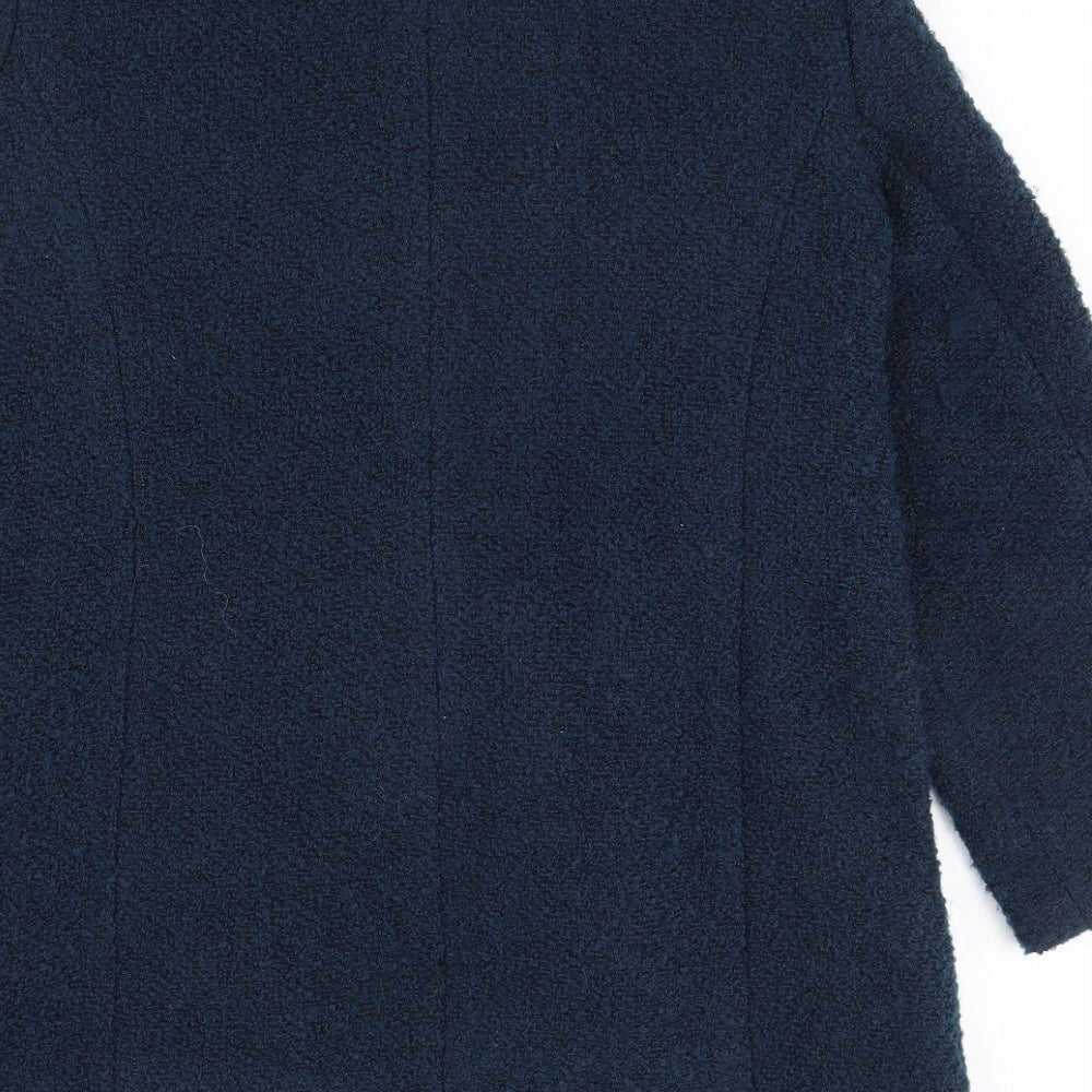 Womens UK Size 14 BHS Green Overcoat