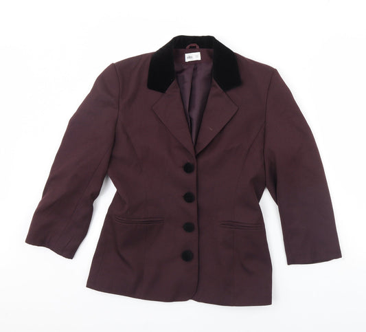 Womens UK Size 10 BHS Purple Jacket
