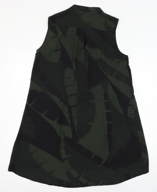 Womens UK Size 8 Principles Green Basic Blouse