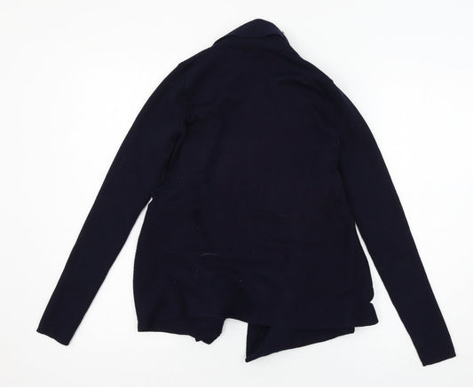 89th & Madison Womens Blue Knit Cardigan Jumper Size 8