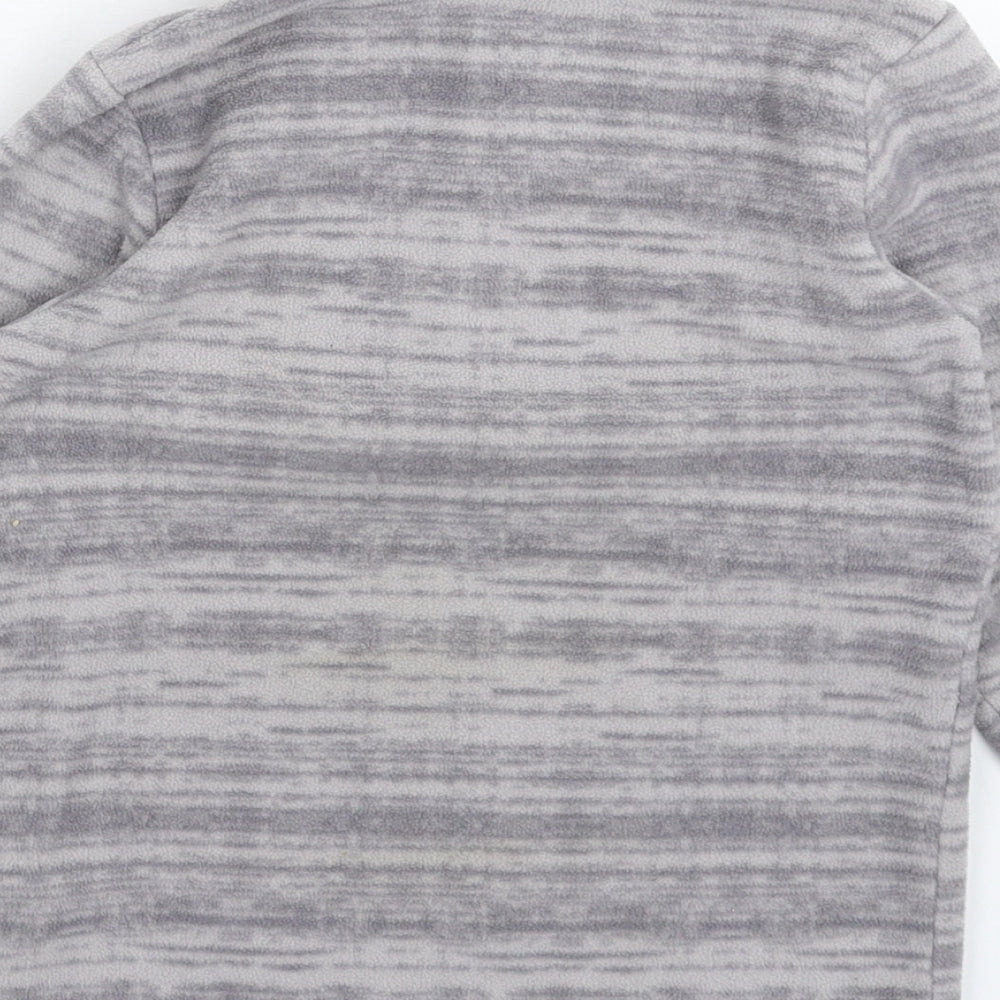 DECATHLON Boys Grey Fleece Jacket Size 5 Years