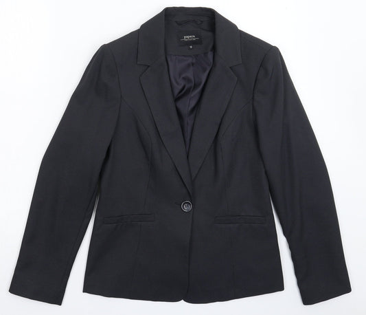 Papaya Womens Grey Jacket Suit Jacket Size 12