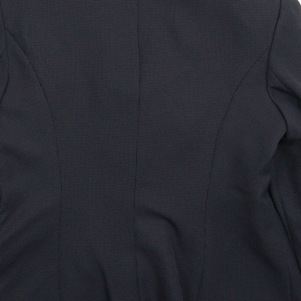 Papaya Womens Grey Jacket Suit Jacket Size 12