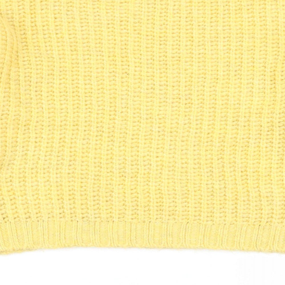 Primark Womens Yellow Pullover Jumper Size 10