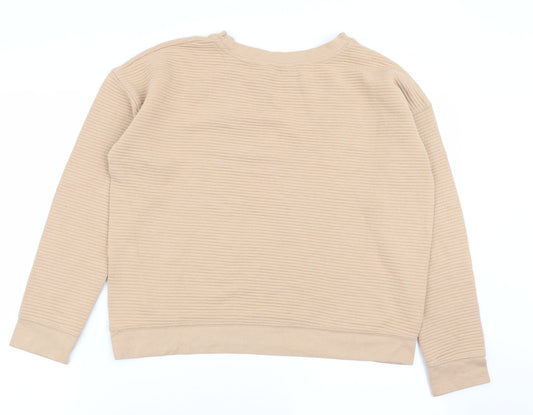 Womens UK Size 10 New Look Beige Pullover Jumper