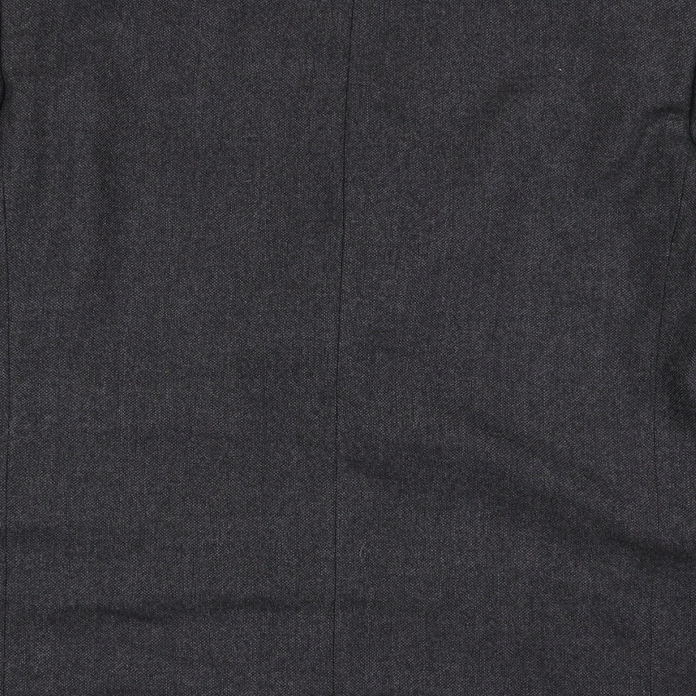 Brand and care label for zona men’s grey jacket blazer, size 42
