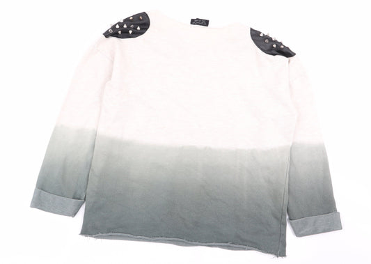 Womens UK Size 10 Topshop Multicoloured Pullover Jumper