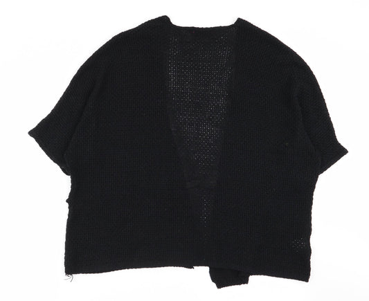 Boohoo Womens Black Cardigan Jumper Size S