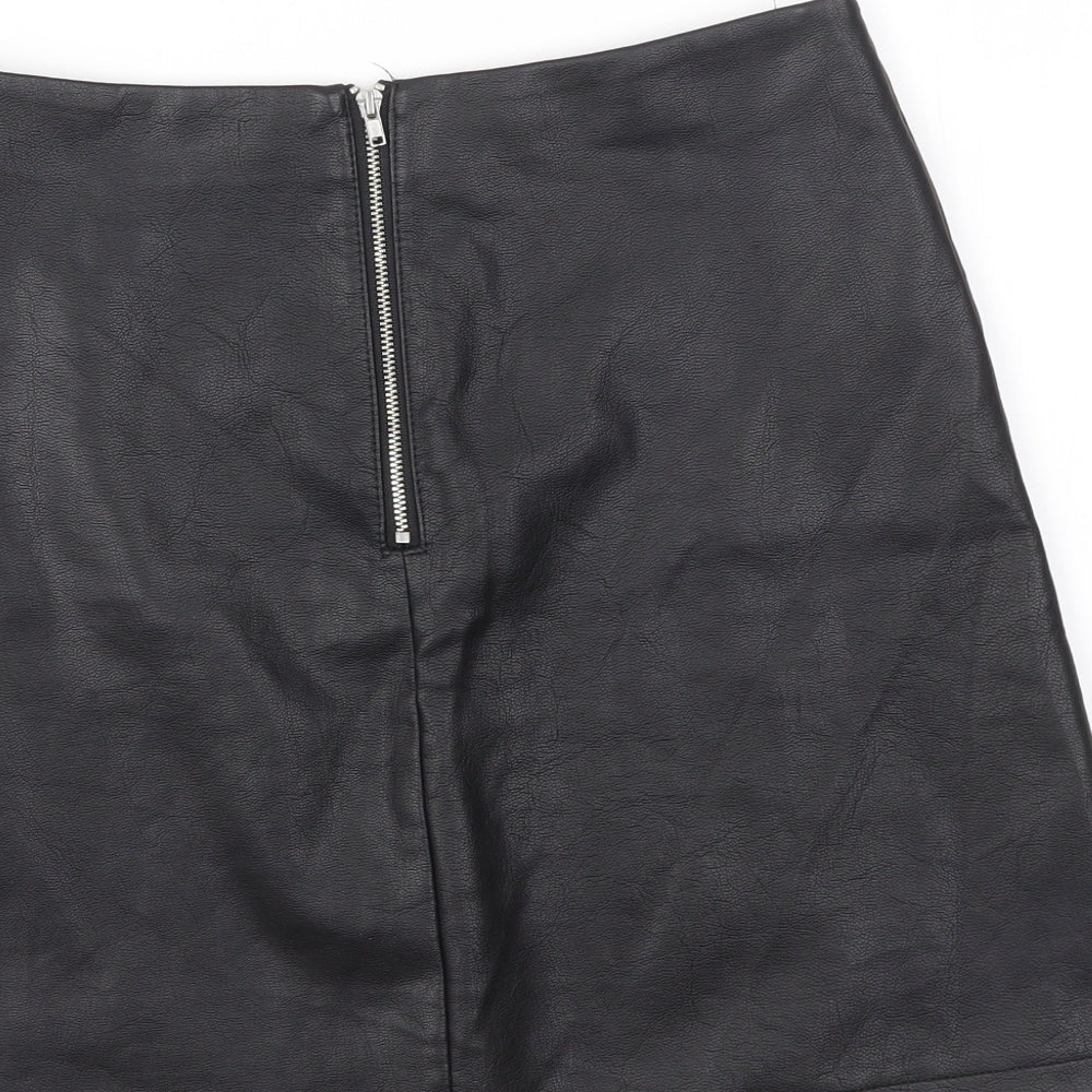 Primark Womens Black Flare Skirt Size 10