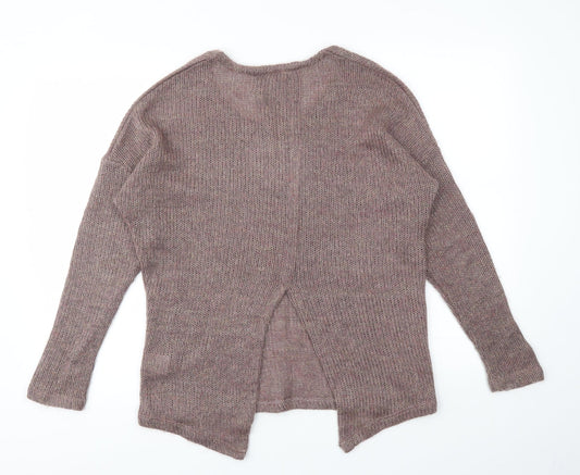 b.young Womens Purple Pullover Jumper Size L