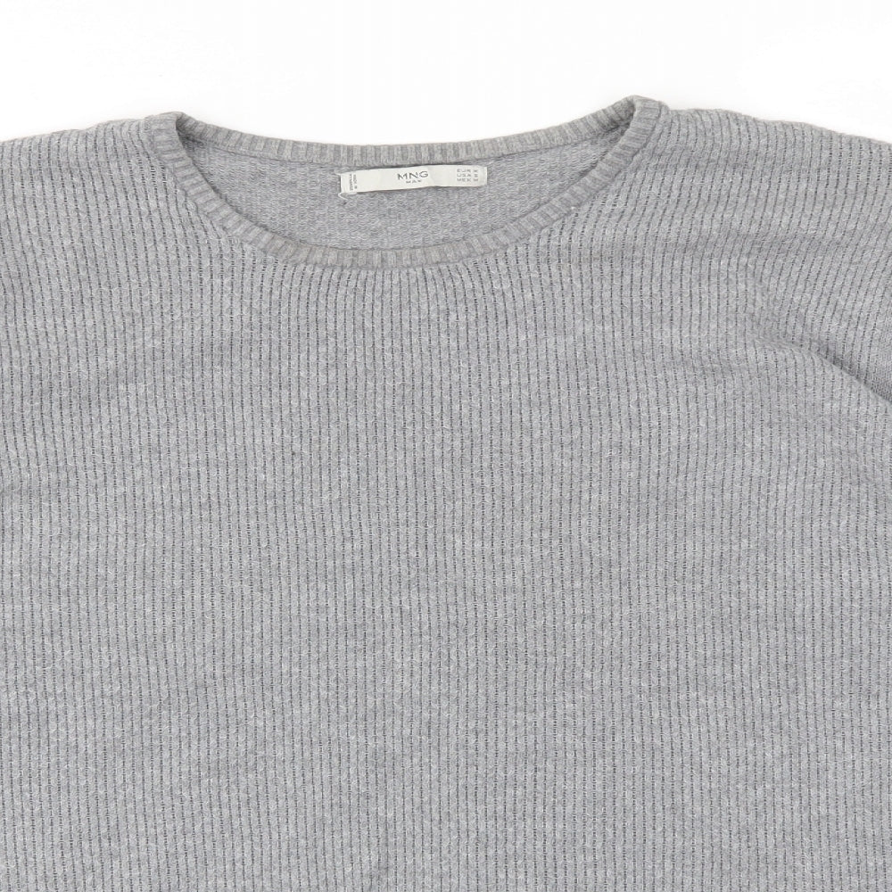 Womens UK Size M MNG Grey Pullover Jumper