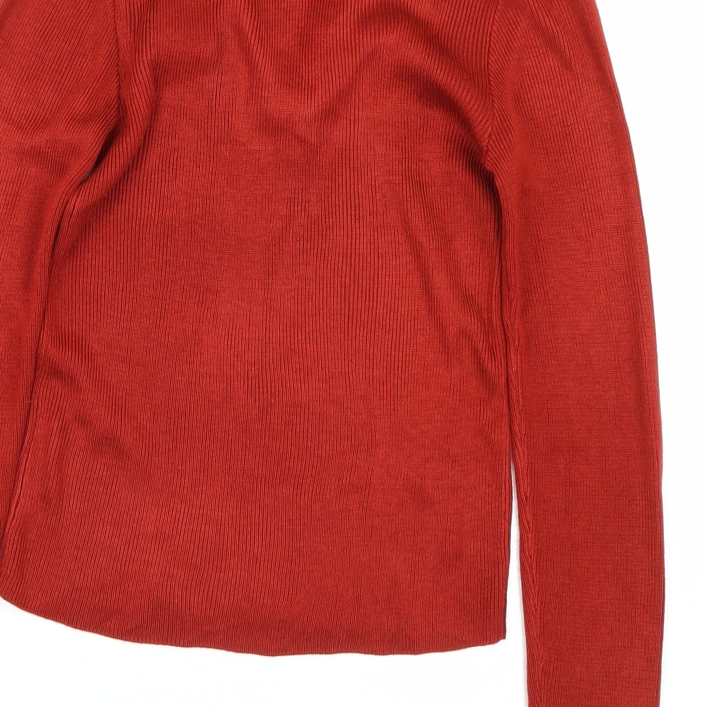 Womens UK Size S POP Red Pullover Jumper