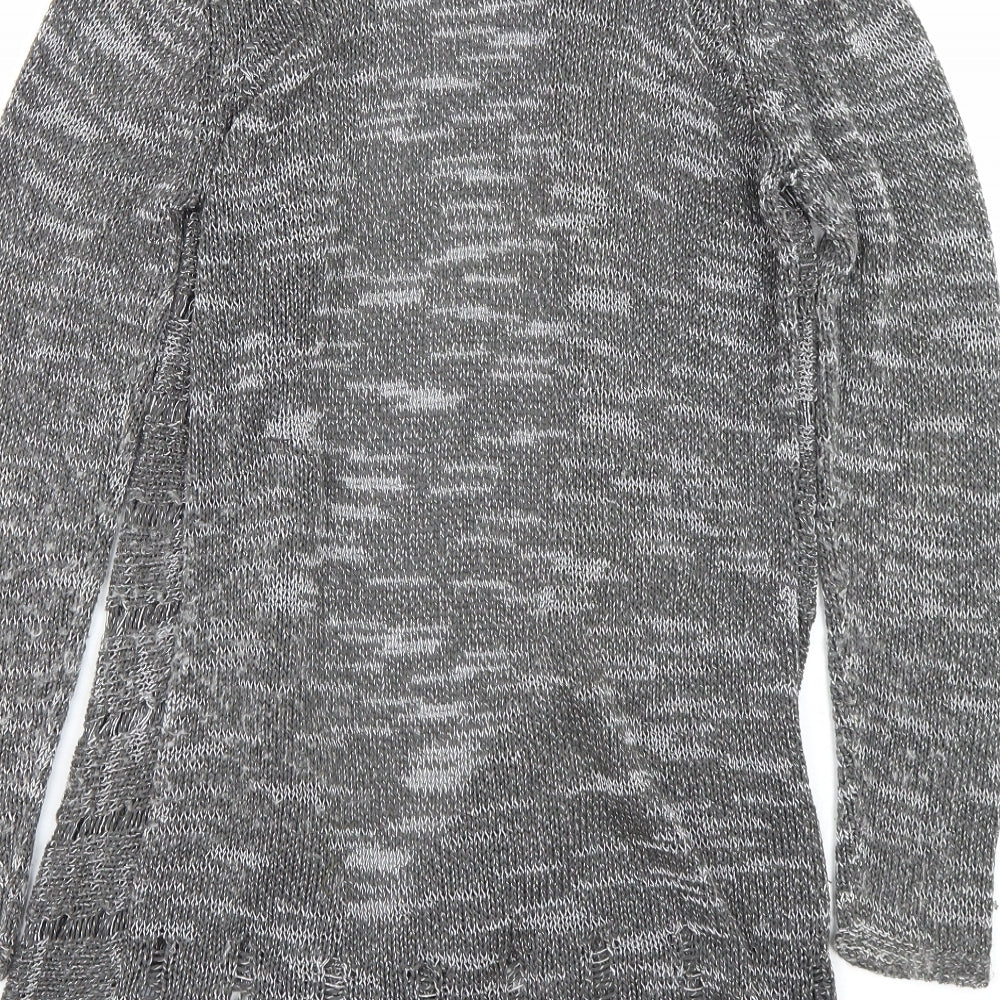 Womens UK Size 8 Per Una Grey Cardigan Jumper