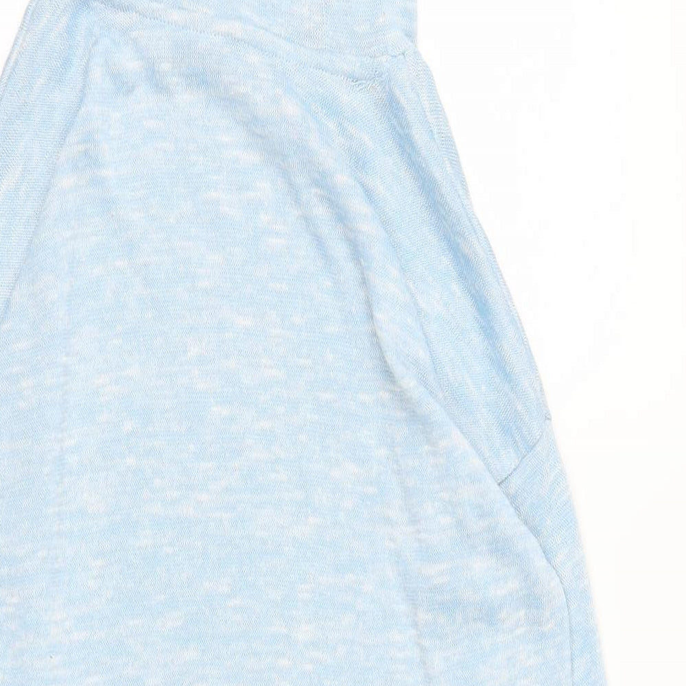 Nutmeg Girls Blue Tunic Hoodie Size 12 Years