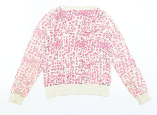 Womens UK Size 6 New Look Ivory Cardigan Jumper