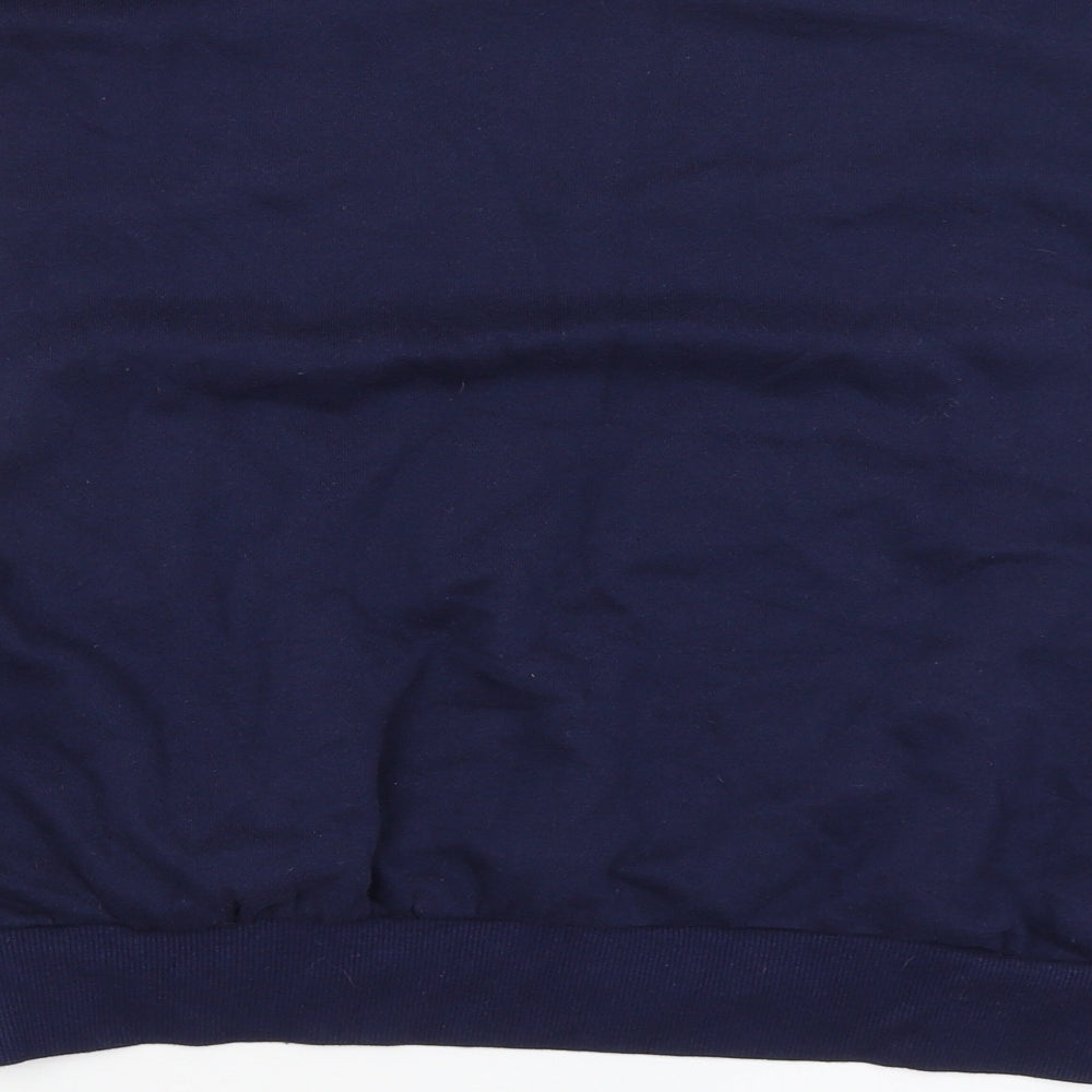 Womens UK Size M Divided Blue Pullover Jumper