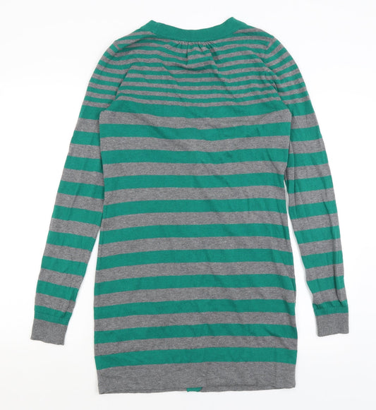 Womens UK Size 8 NEXT Green Cardigan Jumper