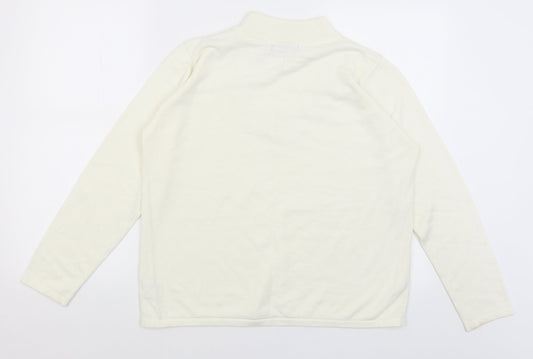 Womens UK Size M BM Ivory Pullover Jumper